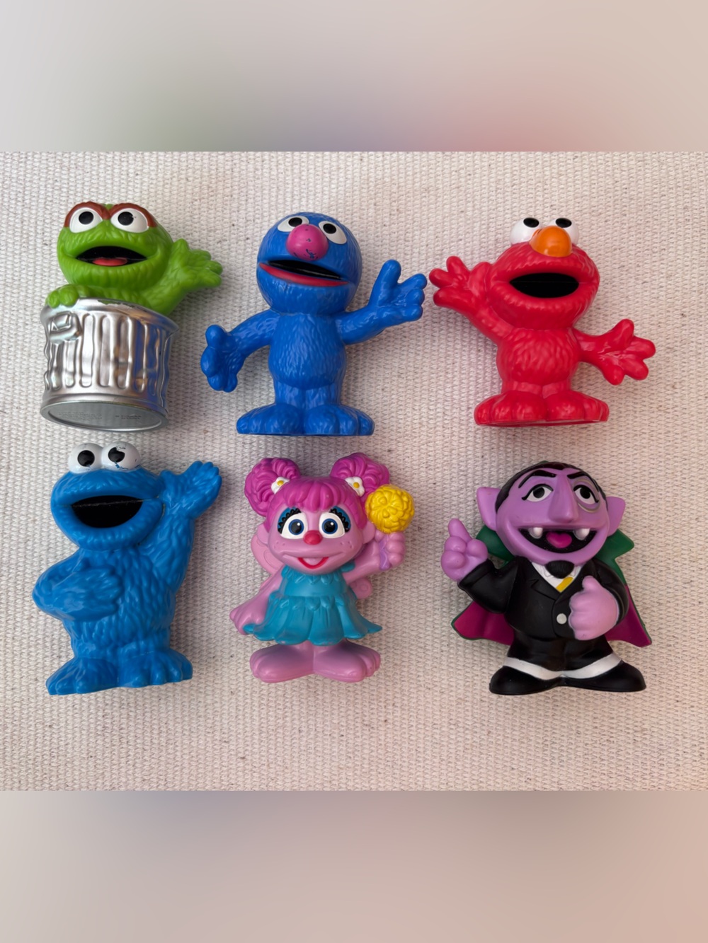 Sesame Street Mini Figures Set - cake toppers.
